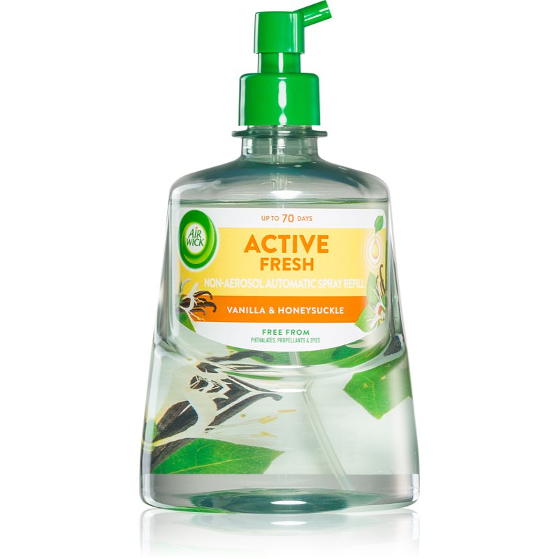 Air Wick Active Fresh Vanilla & Honeysuckle légfrissítő utántöltő 228 ml-Ár