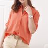 Airy shirt with a long back