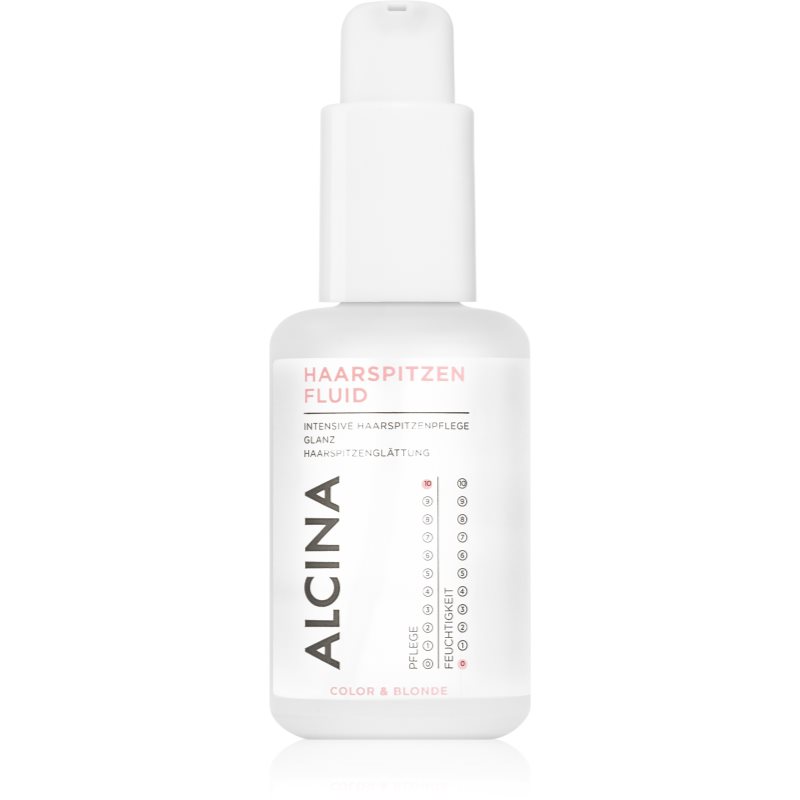 Alcina Color & Blond Hair Tip Fluid hidratáló és erősítő fluid hajvégekre 30 ml-Ár