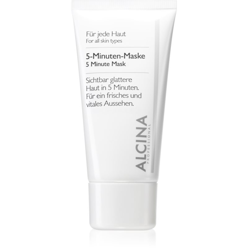 Alcina For All Skin Types 5 perces maszk egy friss megjelenésű bőrért 50 ml