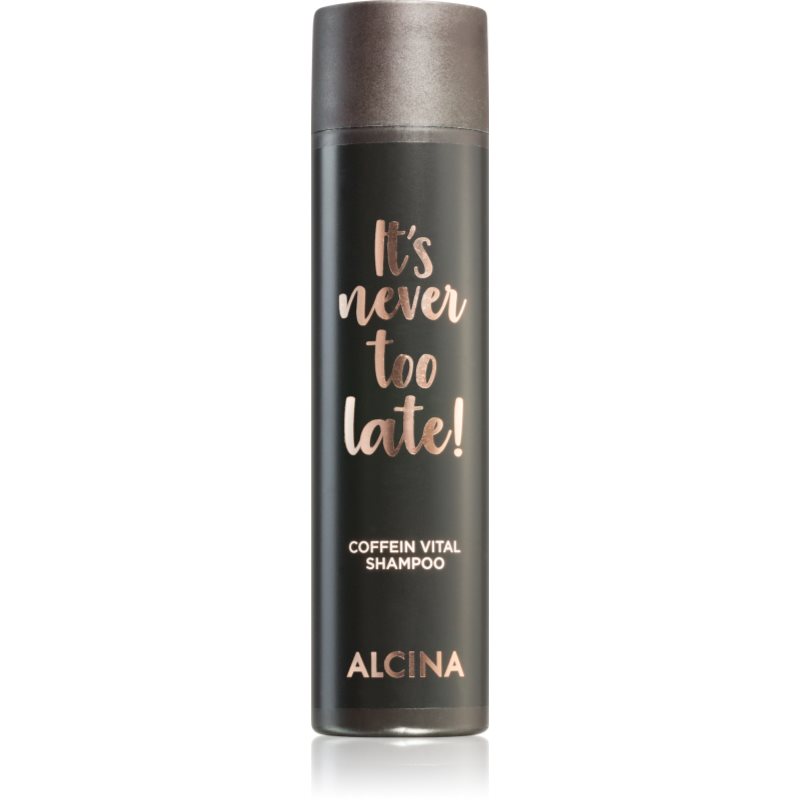Alcina It's never too late! sampon koffein kivonattal a haj megerősítésére 250 ml