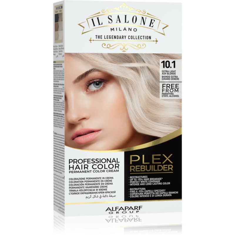 Alfaparf Milano Il Salone Milano Plex Rebuilder tartós hajfesték árnyalat 10.1 - Light Ash Blonde 1 db-Ár