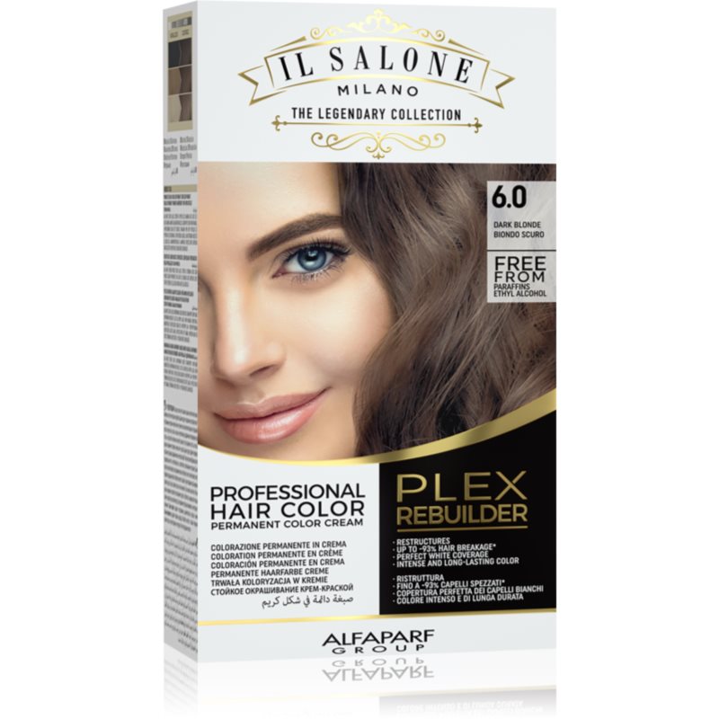 Alfaparf Milano Il Salone Milano Plex Rebuilder tartós hajfesték árnyalat 6.0 - Dark Blonde 1 db-Ár