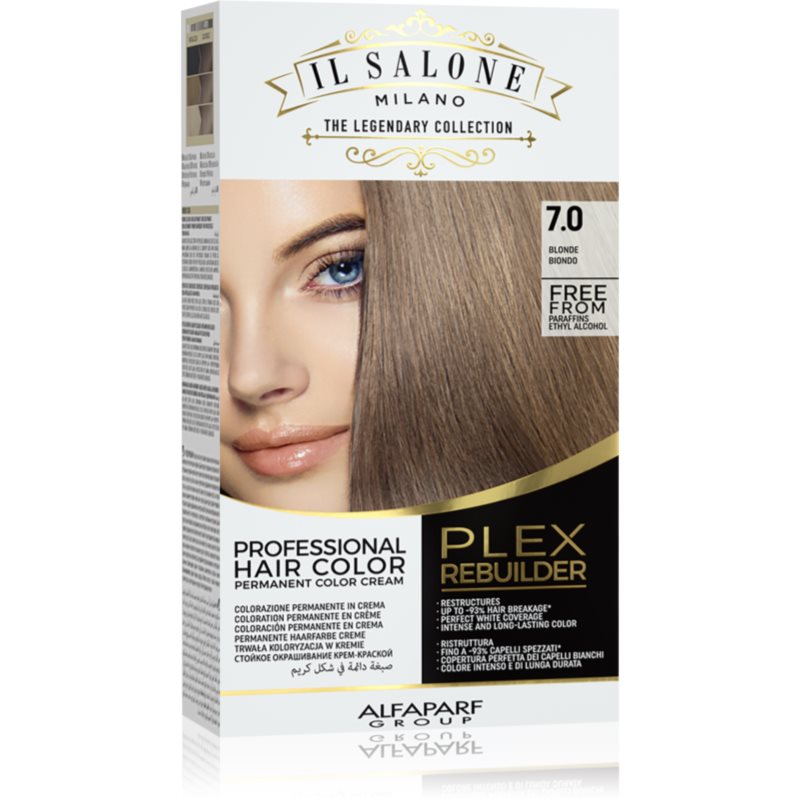 Alfaparf Milano Il Salone Milano Plex Rebuilder tartós hajfesték árnyalat 7.0 - Blonde 1 db-Ár