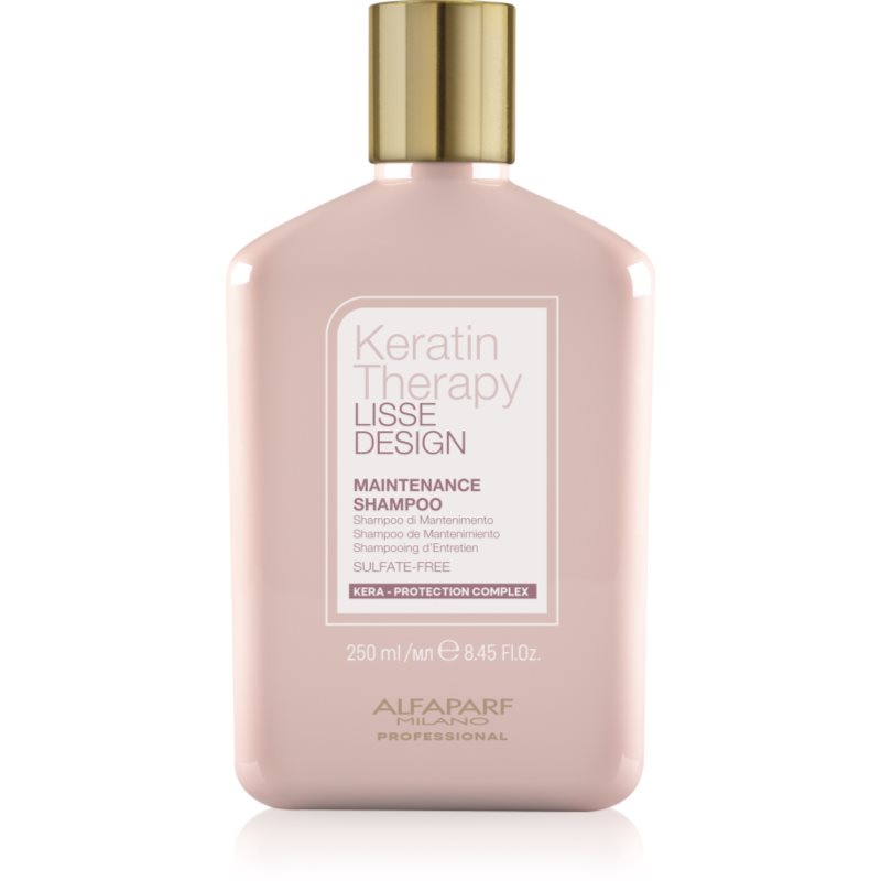 Alfaparf Milano Keratin Therapy Lisse Design finom állagú sampon a fénylő és selymes hajért 250 ml-Ár