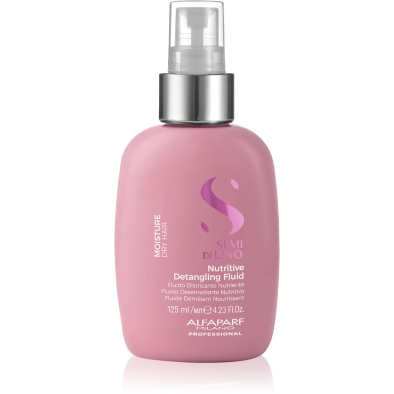 Alfaparf Milano Semi di Lino Moisture Nutritive Detangling Fluid öblítést nem igénylő hidratáló ápolás a könnyű kifésülésért 125 ml-Ár