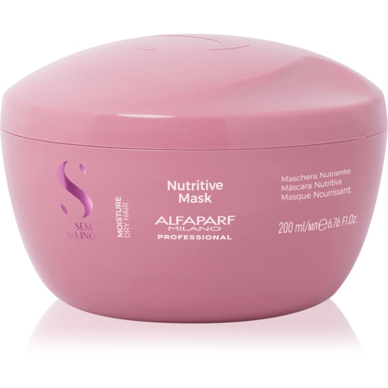 Alfaparf Milano Semi di Lino Moisture hidratáló maszk száraz hajra 200 ml-Eredeti