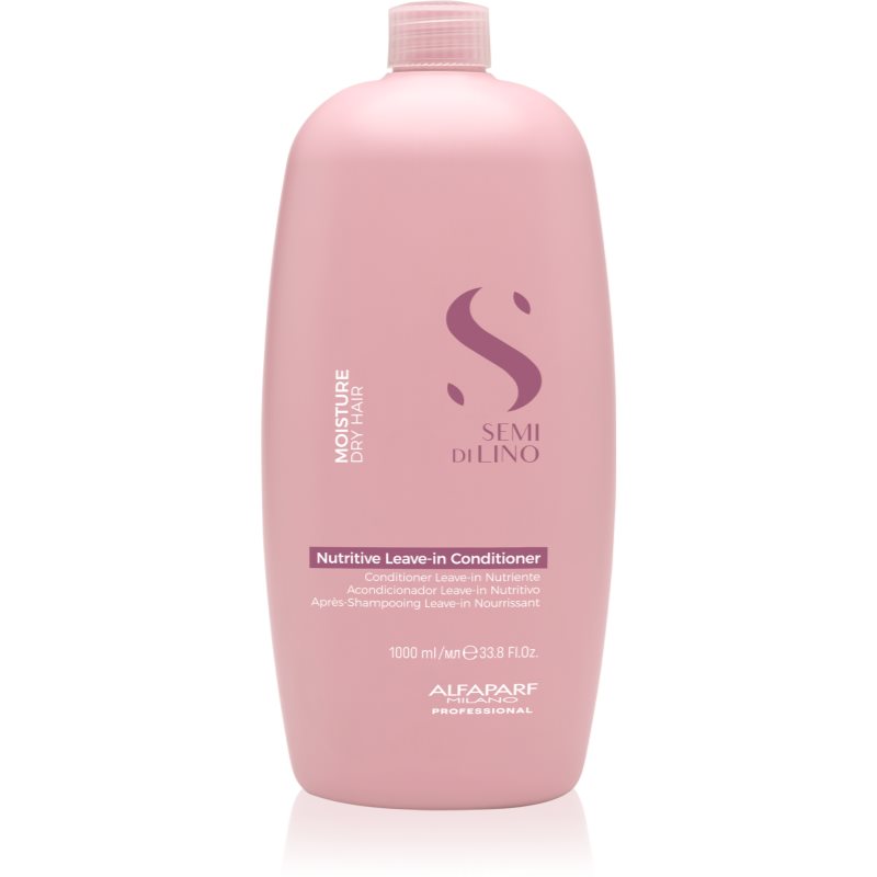 Alfaparf Milano Semi di Lino Moisture öblítés nélküli kondicionáló száraz hajra 1000 ml-Eredeti