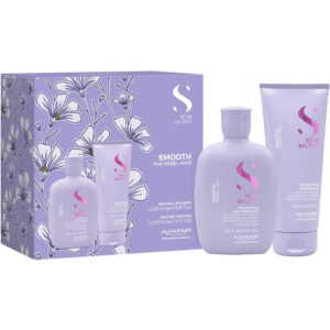 Alfaparf Milano Semi di Lino Smooth Kit szett a rakoncátlan és töredezett hajra-ár
