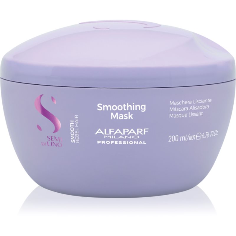Alfaparf Milano Semi di Lino Smooth kisimító maszk a rakoncátlan és töredezett hajra 200 ml-Ár