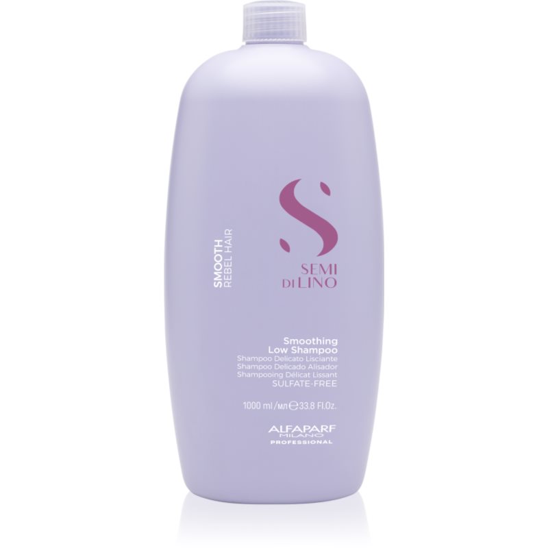 Alfaparf Milano Semi di Lino Smooth kisimító sampon a rakoncátlan és töredezett hajra 1000 ml-Ár