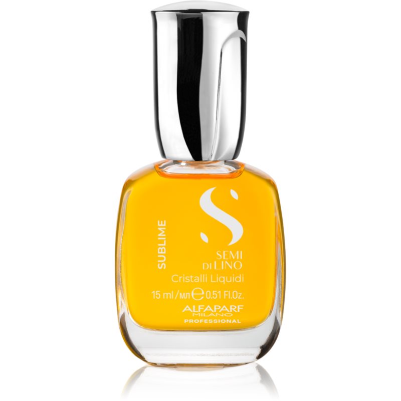 Alfaparf Milano Semi di Lino Sublime Cristalli hidratáló olaj a fénylő és selymes hajért 15 ml-Ár