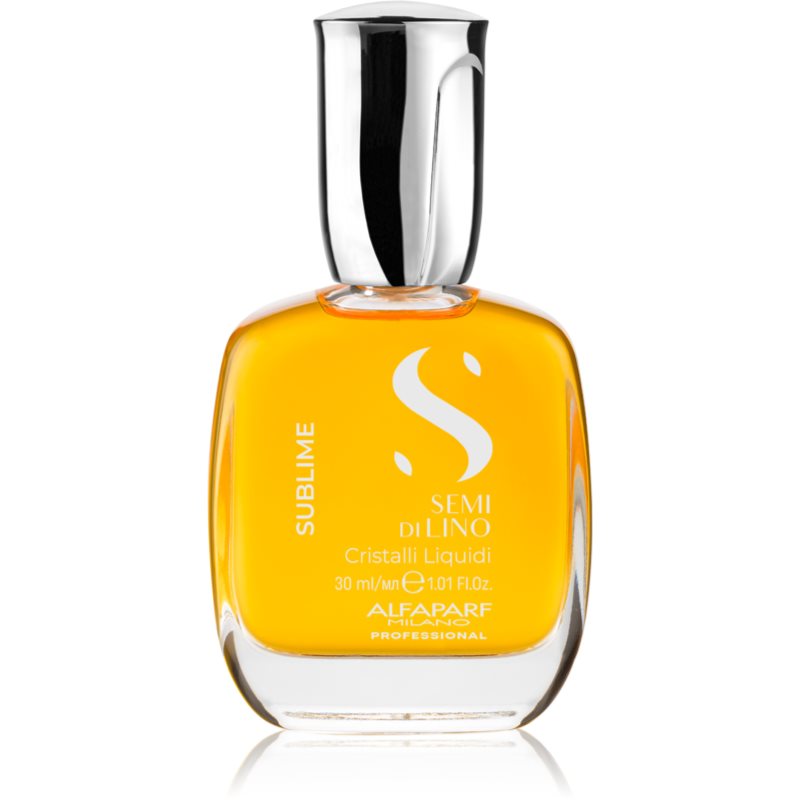 Alfaparf Milano Semi di Lino Sublime Cristalli hidratáló olaj a fénylő és selymes hajért 30 ml-Ár