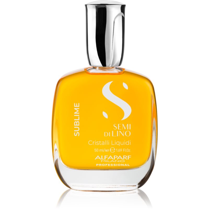 Alfaparf Milano Semi di Lino Sublime Cristalli hidratáló olaj a fénylő és selymes hajért 50 ml-Ár