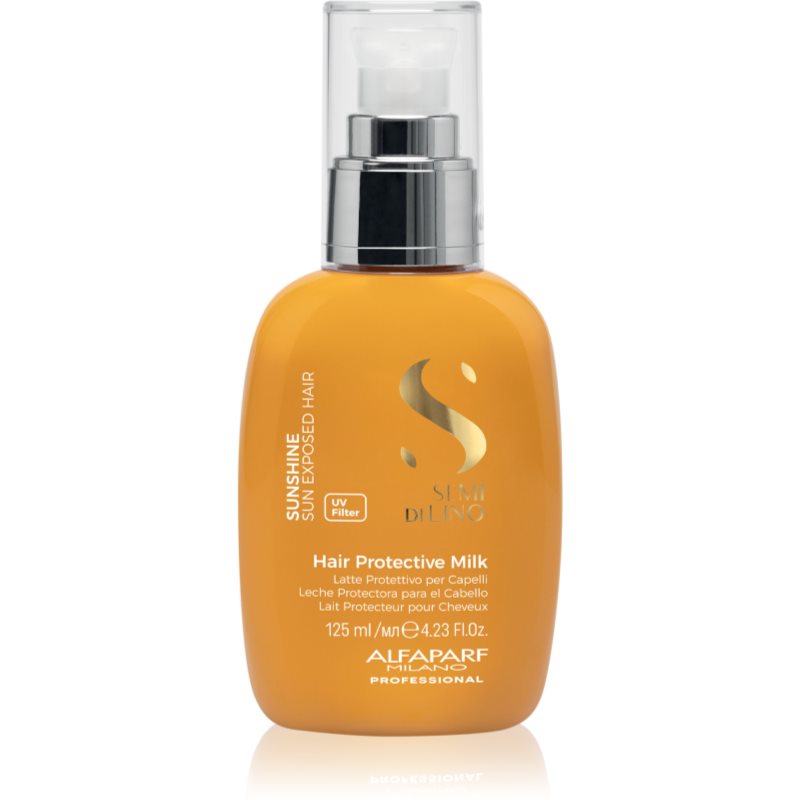 Alfaparf Milano Semi di Lino Sunshine öblítést nem igénylő tej a hajra nap által károsult haj 125 ml-Ár
