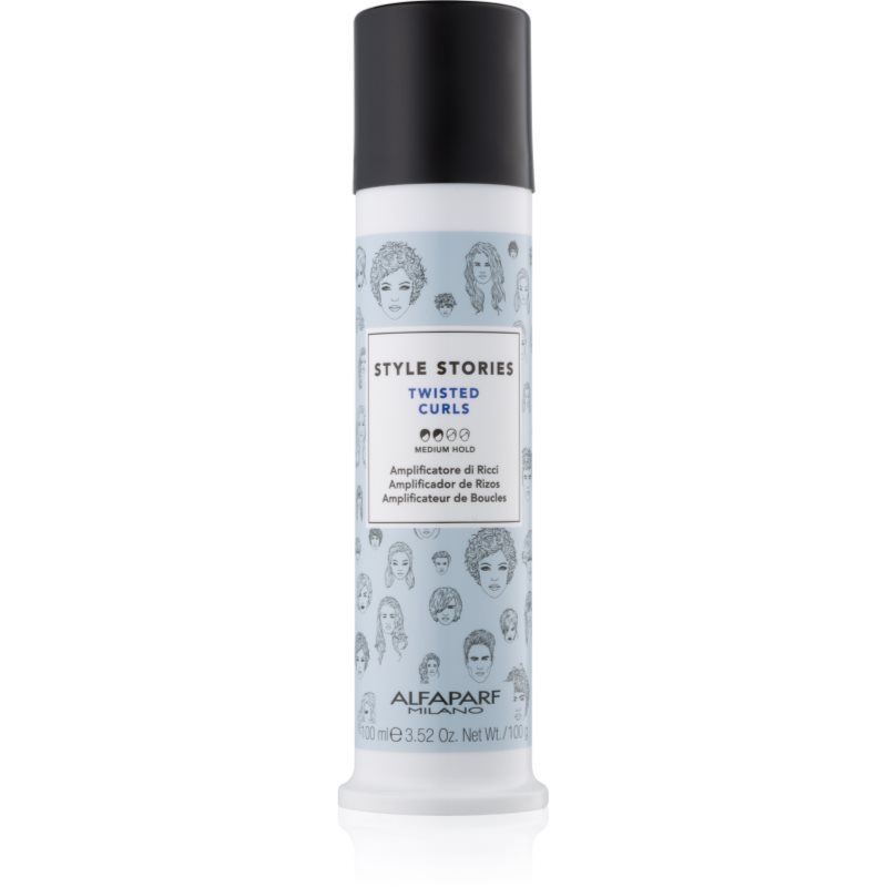 Alfaparf Milano Style Stories The Range Texturizing formázó krém a hullámok kiemelésére közepes tartás Twisted Curls 100 ml-Eredeti