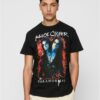 Alice Cooper Paranormal Splatter Adult Black Tee Black
