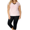 Alice Pyjamas 3/4 Plus Pink Pink