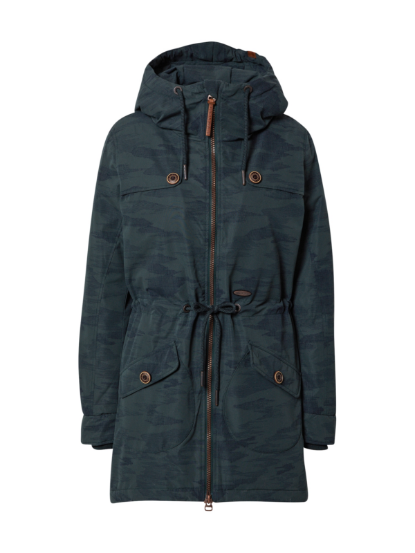 Alife and Kickin Átmeneti parka 'CharlotteAK'  zöld / sötétzöld-Hungary
