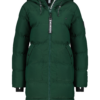 Alife and Kickin Téli parka 'CathyAK'  sötétzöld / fekete / fehér-Ár