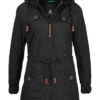 Alife and Kickin Téli parka 'CharlotteAK'  barna / fekete / fehér-Ár