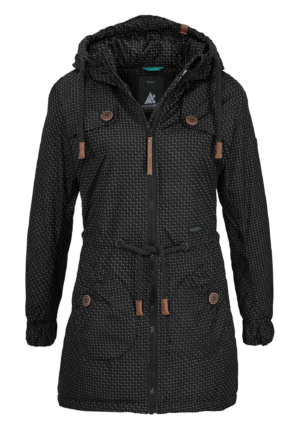 Alife and Kickin Téli parka 'CharlotteAK'  barna / fekete / fehér-Ár