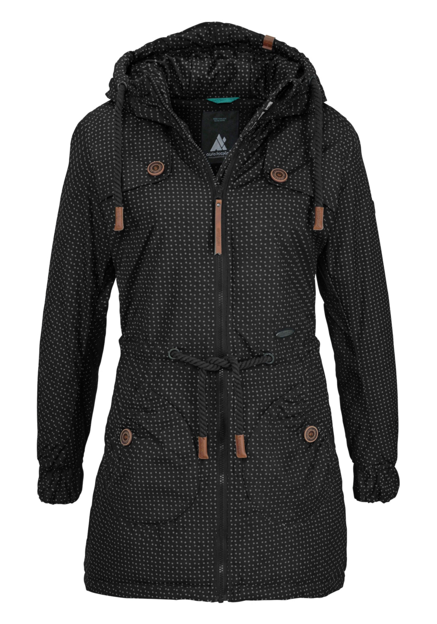 Alife and Kickin Téli parka 'CharlotteAK'  barna / fekete / fehér-Ár