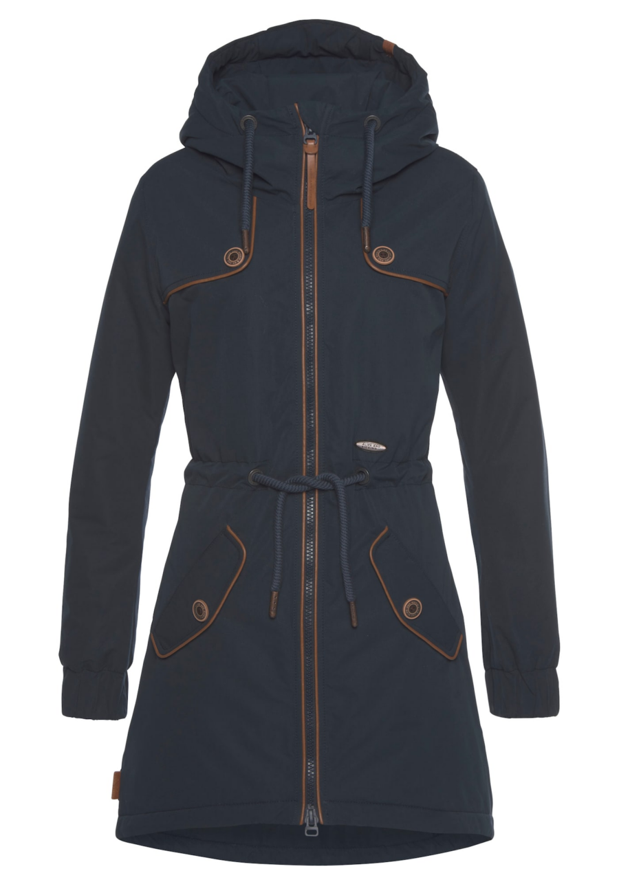 Alife and Kickin Téli parka 'CharlotteAK'  sötétkék / barna-Ár