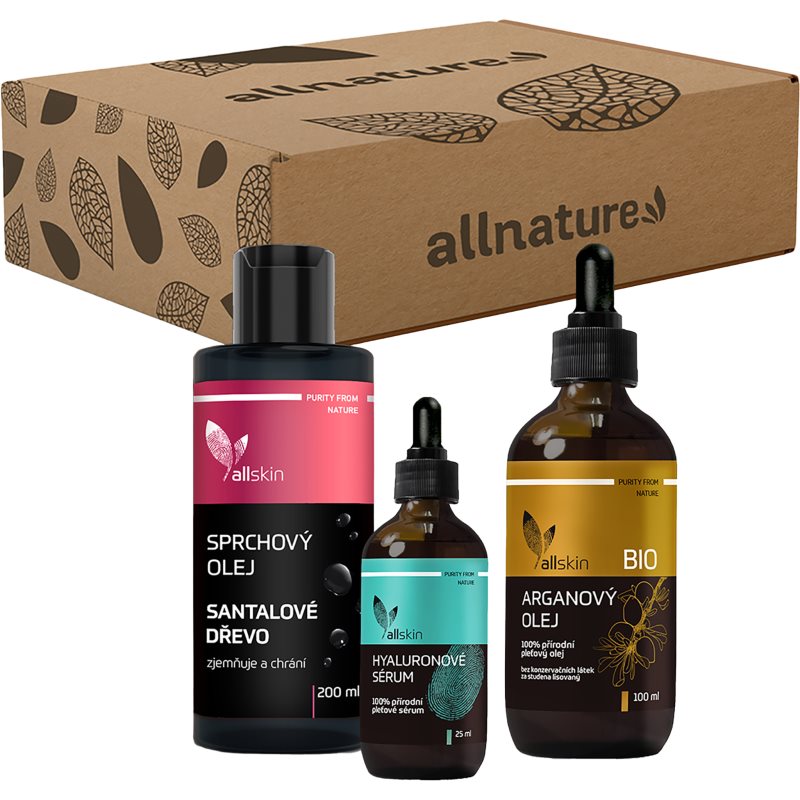 Allnature Allskin package for women ajándékszett testre és arcra hölgyeknek