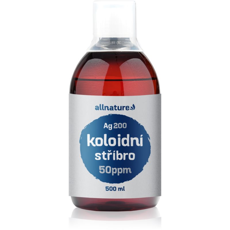 Allnature Koloidní stříbro Ag200 50 ppm nyugtató tisztító tonik 500 ml-Ár