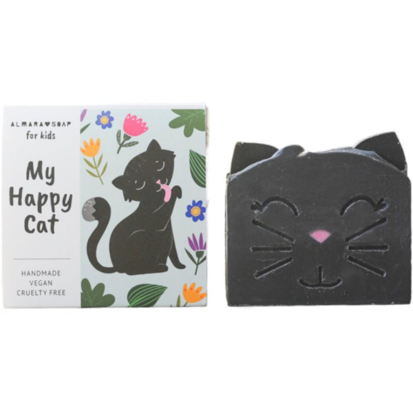 Almara Soap For Kids My Happy Cat kézműves szappan barack illatú gyermekeknek 100 g-Ár