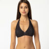 Aloha From Deer Woman's Fk You Halter Neck Bikini Top BTH AFD856