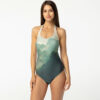 Aloha From Deer Woman's Mouthful Open Back Swimsuit SSOB AFD008