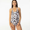 Aloha From Deer Woman's Multiple Stabs Open Back Swimsuit SSOB AFD891