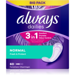 Always Dailies Normal Fresh & Protect tisztasági betétek 60 db-Ár