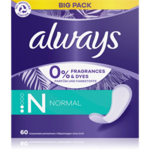 Always Daily Fresh Normal tisztasági betétek parfümmentes 60 db-Ár