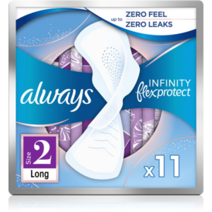 Always Infinity Long Size 2 egészségügyi betétek 11 db-Ár