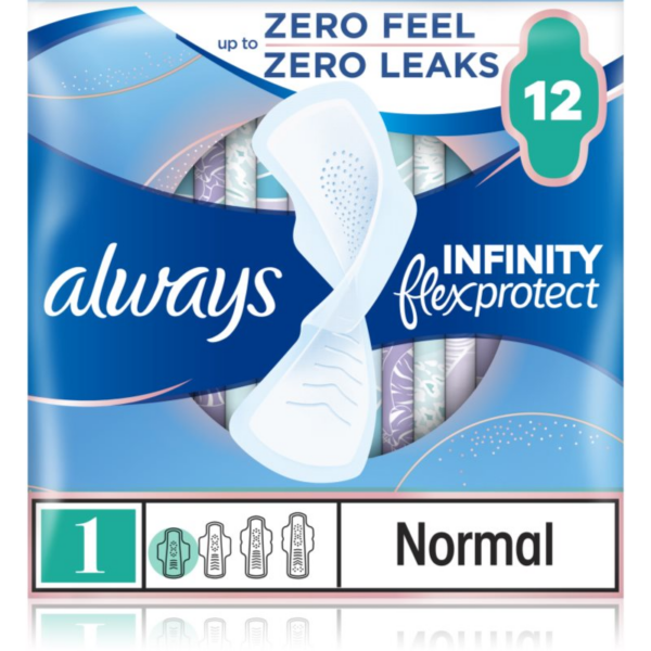 Always Infinity Normal Size 1 egészségügyi betétek 12 db-Ár