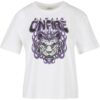 Always On Fire Tee White