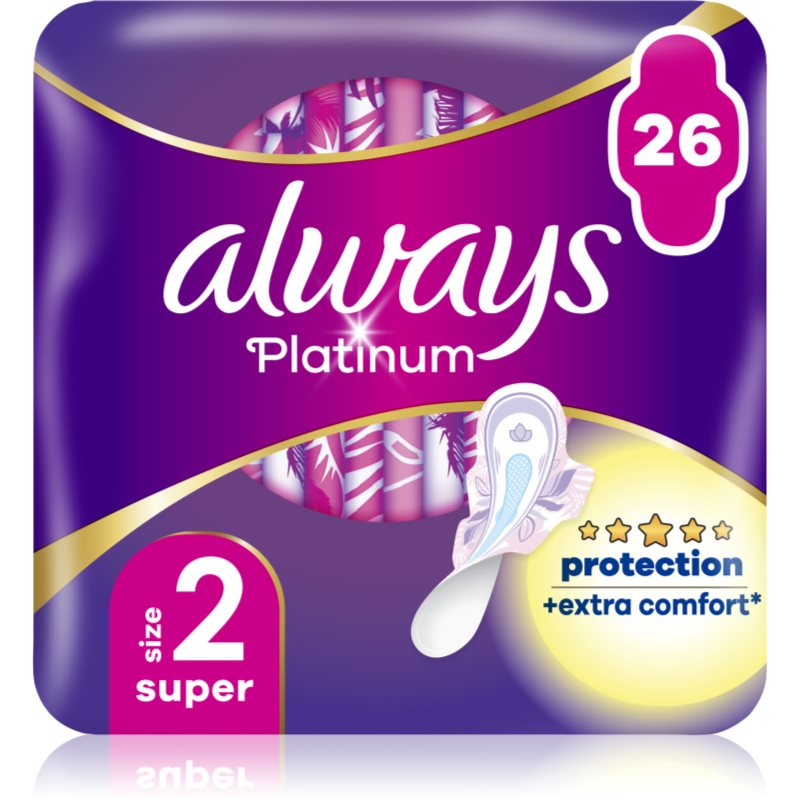 Always Platinum Super Size 2 egészségügyi betétek 26 db-Ár