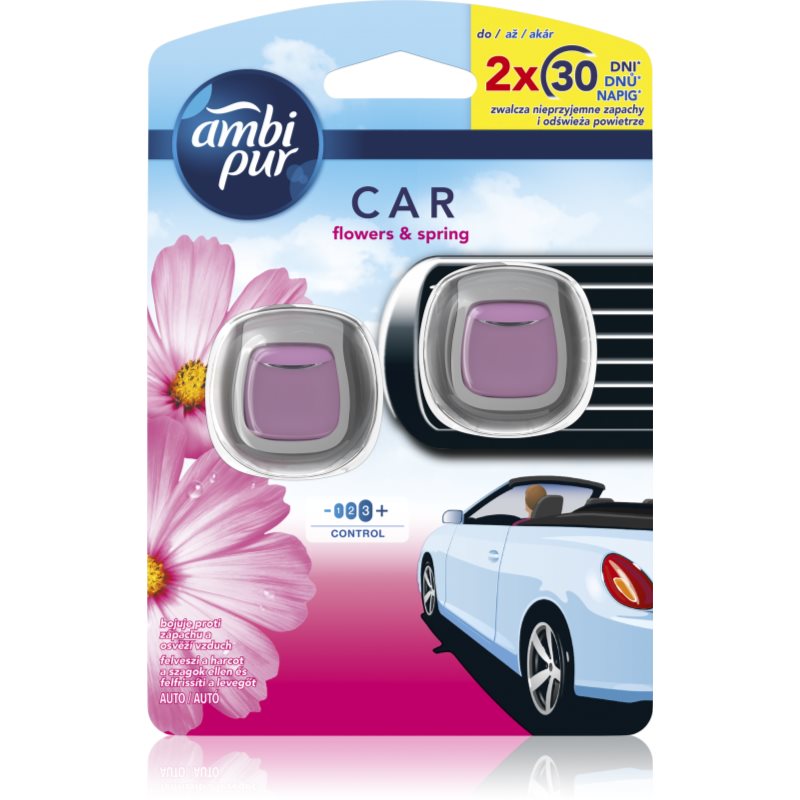 AmbiPur Car Flowers&Spring légfrissítő autóba 2x2 ml-Ár