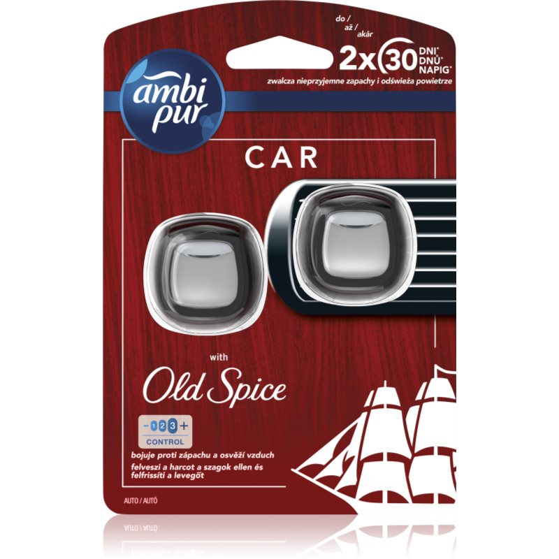 AmbiPur Car Old Spice légfrissítő autóba 2x2 ml-Ár