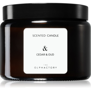 Ambientair The Olphactory Cedar & Oud illatgyertya (brown) & 360 g-Ár