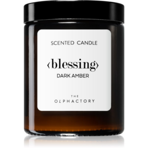 Ambientair The Olphactory Dark Amber illatgyertya (brown) Blessiing 135 g-Ár