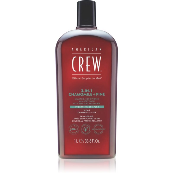 American Crew 3 in 1 Chamimile + Pine 3 az 1 sampon