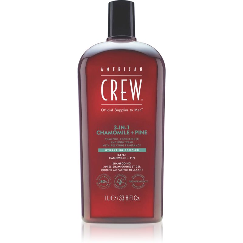 American Crew 3 in 1 Chamimile + Pine 3 az 1 sampon