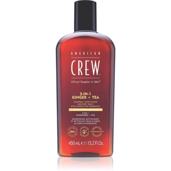 American Crew 3 in 1 Ginger + Tea 3 az 1 sampon