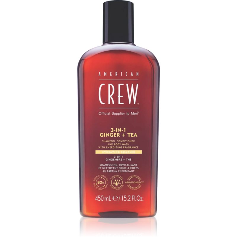 American Crew 3 in 1 Ginger + Tea 3 az 1 sampon