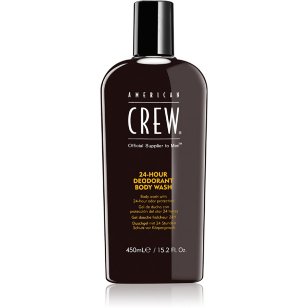American Crew Body 24-Hour Deodorant Body Wash izzadásgátló hatású tusfürdő gél 24h 450 ml