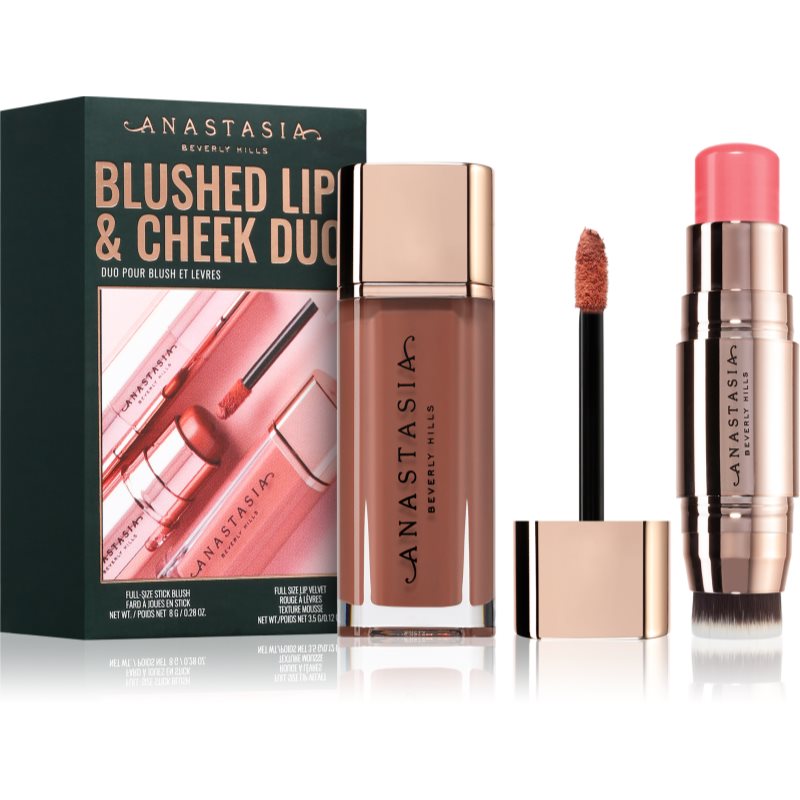 Anastasia Beverly Hills Blushed Lip & Cheek Duo ajándékszett az arcra és a szájra